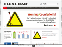 Tablet Screenshot of flexi-bar.com
